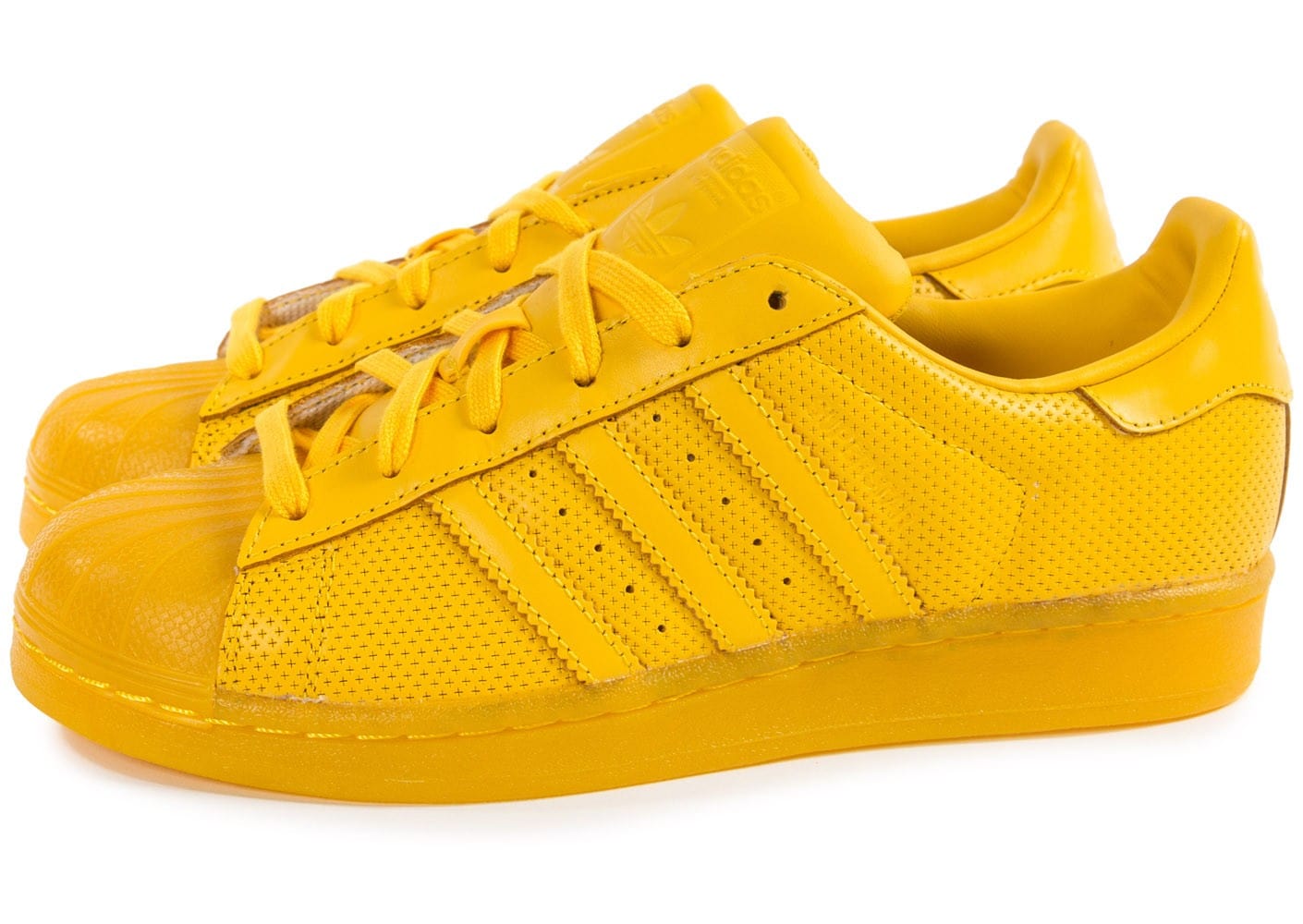 adidas superstar jaune